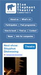 Mobile Screenshot of blueelephanttheatre.co.uk